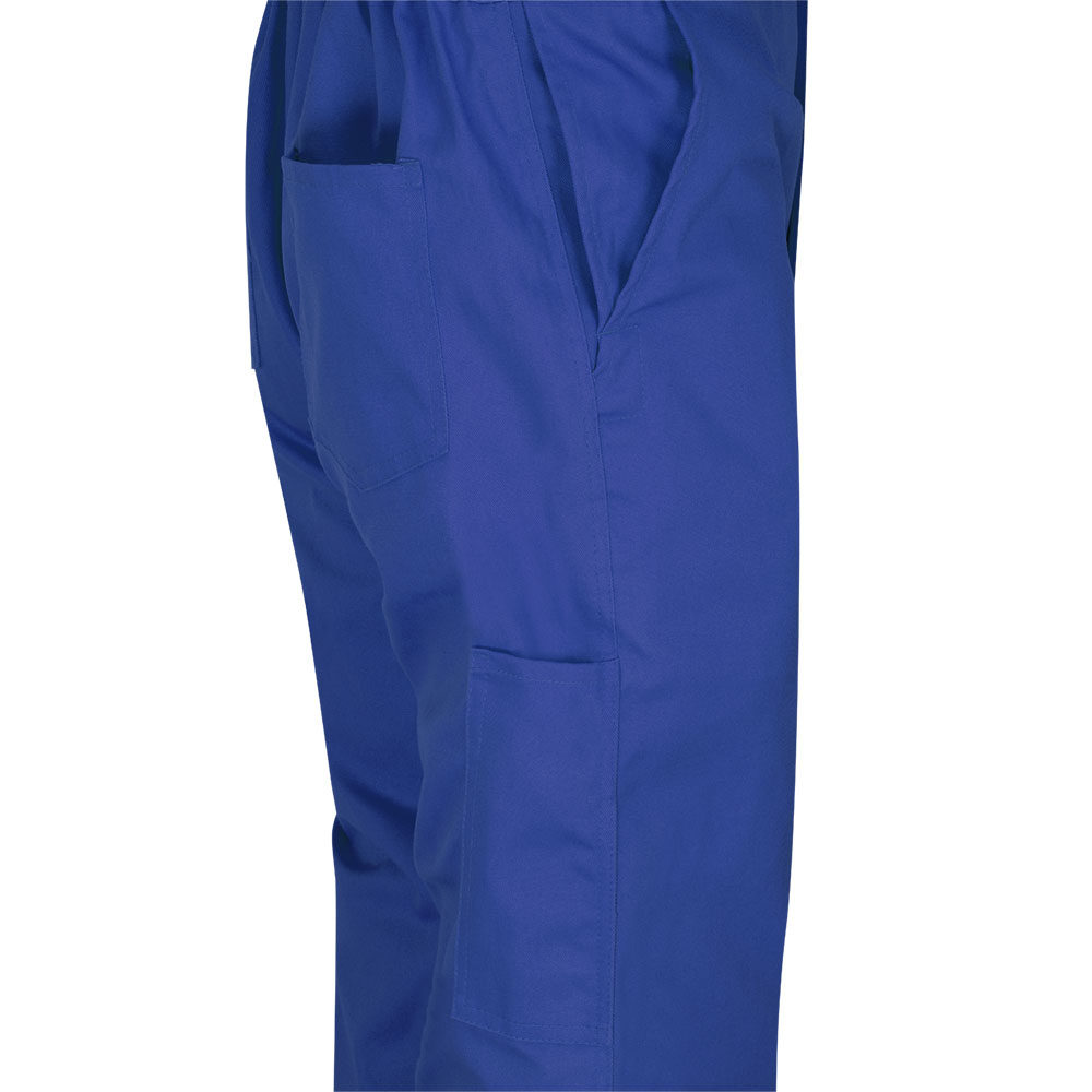 Combinaison de sécurité homologuée FR/ARC, 100 % coton, bleu roi, taille : 42 grande taille