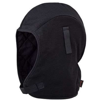 Doublure matelassée résistante aux flammes pour casque de sécurité, noire, SZ : O/S