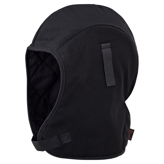 Flame Resistant Quilted Hard Hat Liner, Black, SZ: O/S