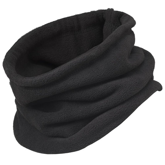 Cache-cou 3 en 1 en micropolaire, noir, SZ : O/S