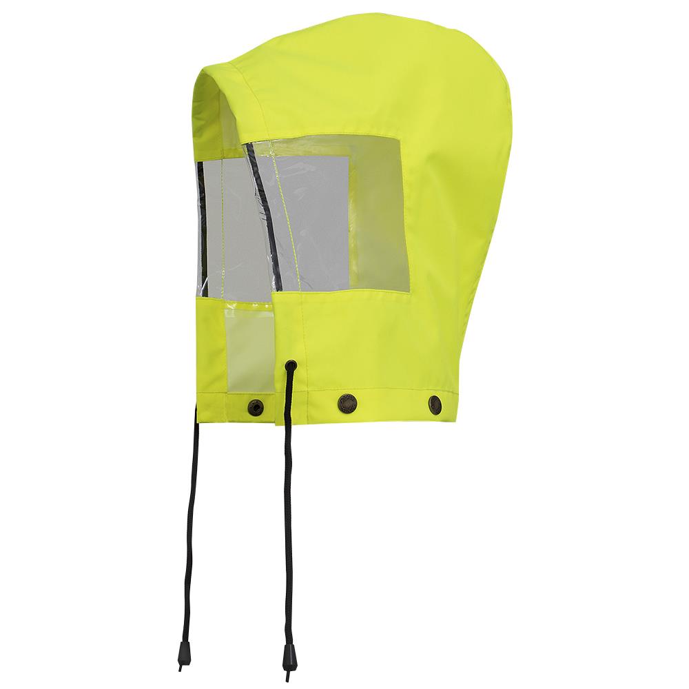 Hi-Viz Hood for Traffic Control Waterproof Safety Jacket, Yellow, SZ: O/S