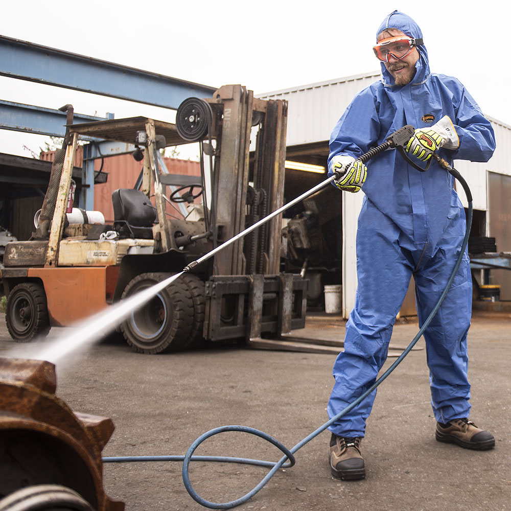Disposable Coverall, FSR, Blue, SZ: 5XL