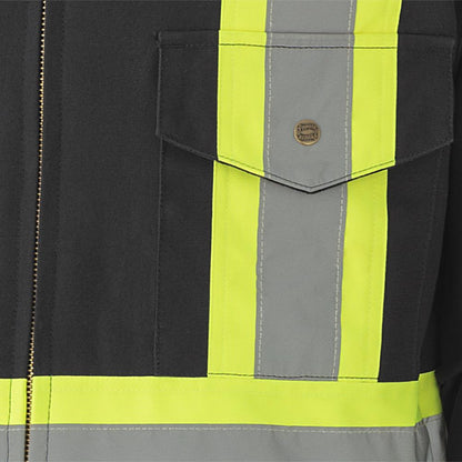 Combinaison en coton matelassé, noir, SZ : M