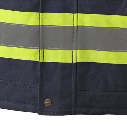 Parkas de sécurité, en coton matelassé, bleu marine, SZ : 3XL