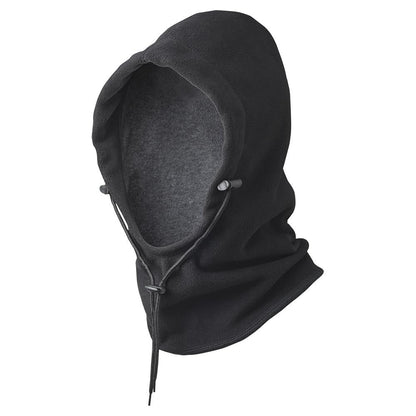 6-in-1 Hood Fleece, Black, SZ: O/S