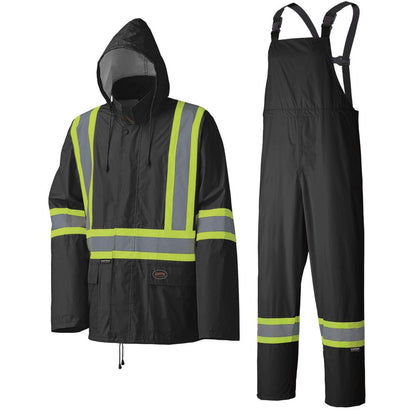 Combinaison de pluie légère et imperméable, noire, taille M