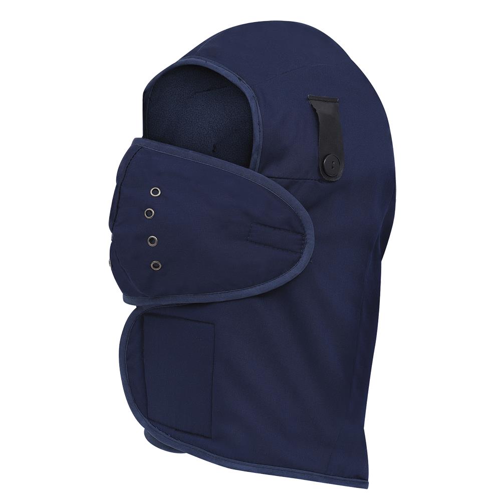 Doublure pour casque de sécurité, doublée en polaire, bleu, SZ:O/S