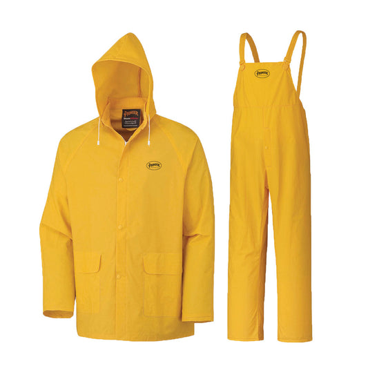 Combinaison de pluie imperméable 3 pièces Storm Master®, jaune, SZ : S
