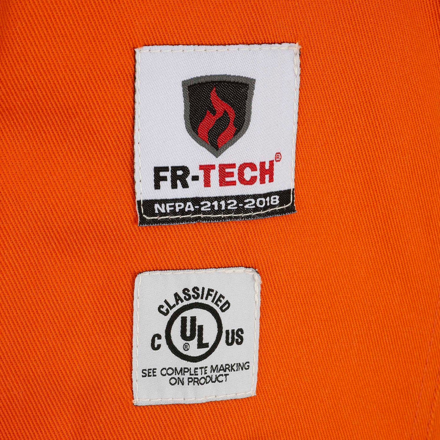 Combinaison de sécurité en coton matelassé ignifuge haute visibilité, orange, SZ : 2XL