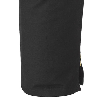 Combinaison en coton matelassé, noir, SZ : 2XL