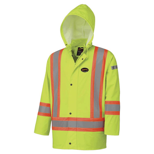 Veste imperméable extensible ignifuge, jaune, SZ : S