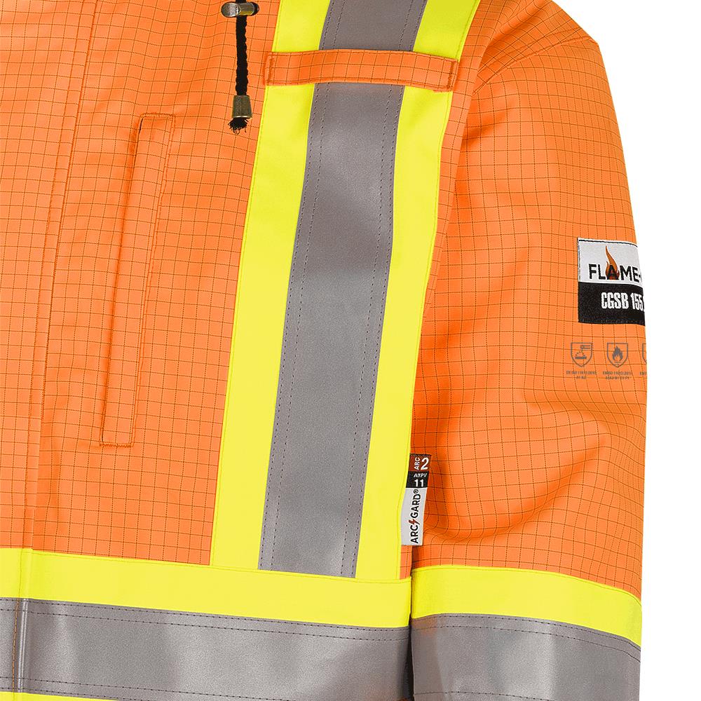The Defender® FR/ARC/Antistatic Safety Jacket, Orange, SZ: M