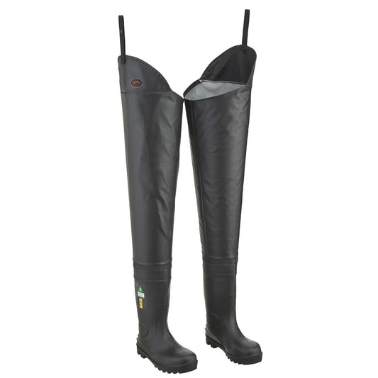 Wader à embout/plaque en acier, noir, SZ : 10
