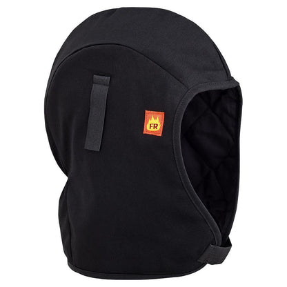 Doublure matelassée résistante aux flammes pour casque de sécurité, noire, SZ : O/S