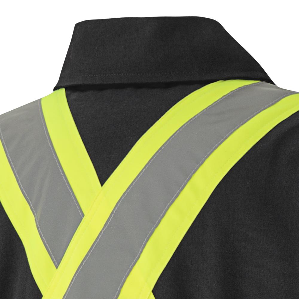 Combinaison en coton matelassé, noir, SZ : 2XL