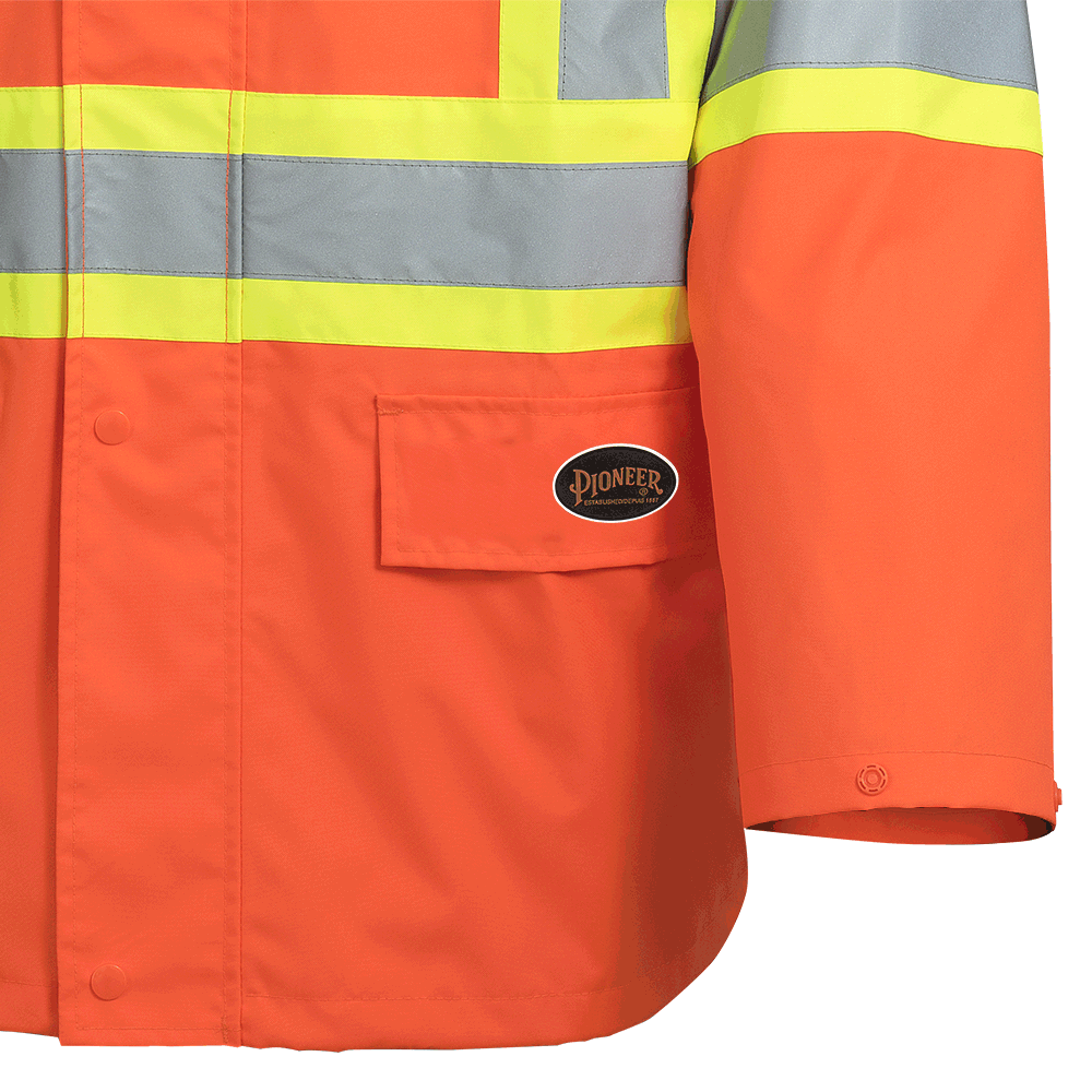 Vestes de sécurité imperméables « The Rock », polyester Oxford 300D, orange, SZ : 4XL