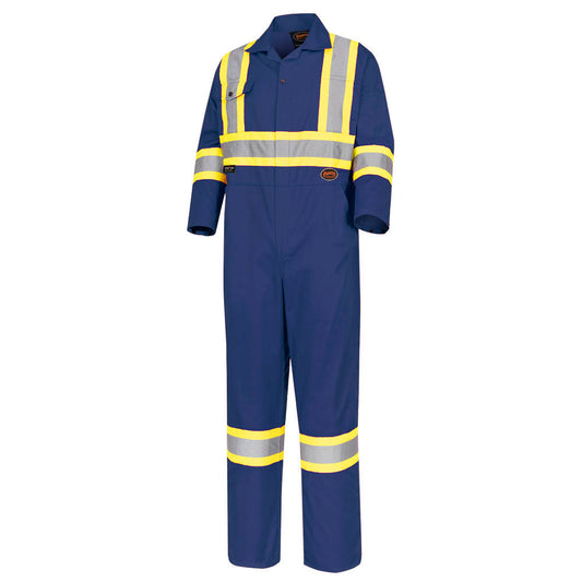 Combinaison de sécurité, polyester/coton, bleu, SZ : 38