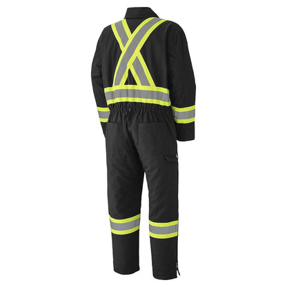 Combinaison en coton matelassé, noir, SZ : L