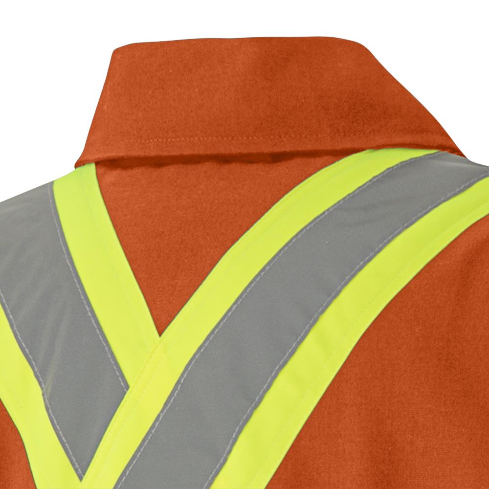 Combinaison en coton matelassé, orange, taille M