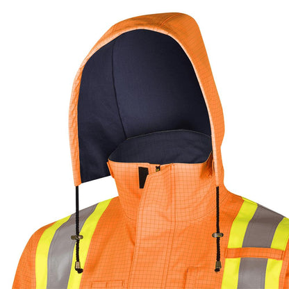 The Defender® FR/ARC/Antistatic Safety Jacket, Orange, SZ: L