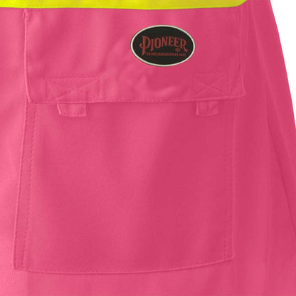 Veste de sécurité pour femmes, Tricot De Poly Interlock, Rose, GR: L