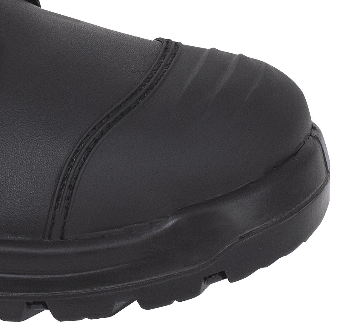 Bottes de travail en cuir de 8 po, noires, taille 7
