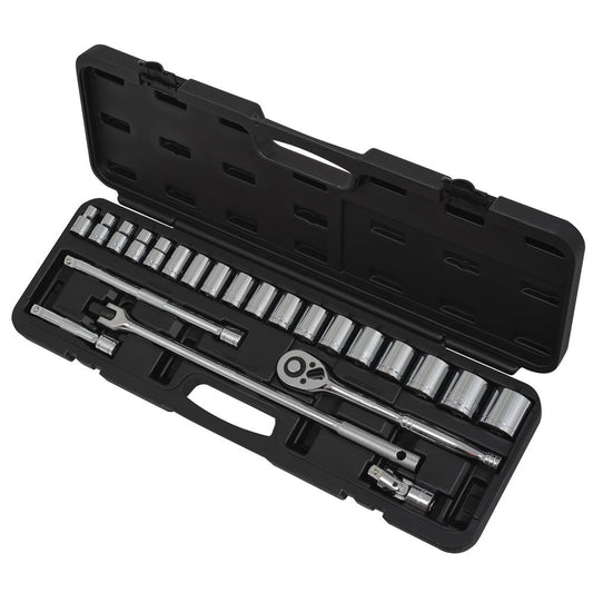 ITC, 24 PC 1/2" Drive Metric Socket Set