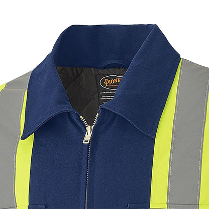 Combinaison en coton matelassé, bleu marine, taille M
