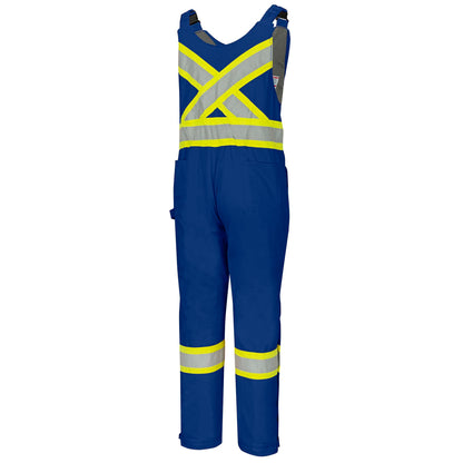 Combinaison de sécurité matelassée en coton ignifuge haute visibilité, bleu roi, SZ : XL