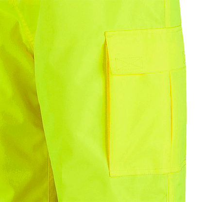 Pantalon de contrôle de la circulation isolé d'hiver Hi-Viz Québec, jaune, GR : XL