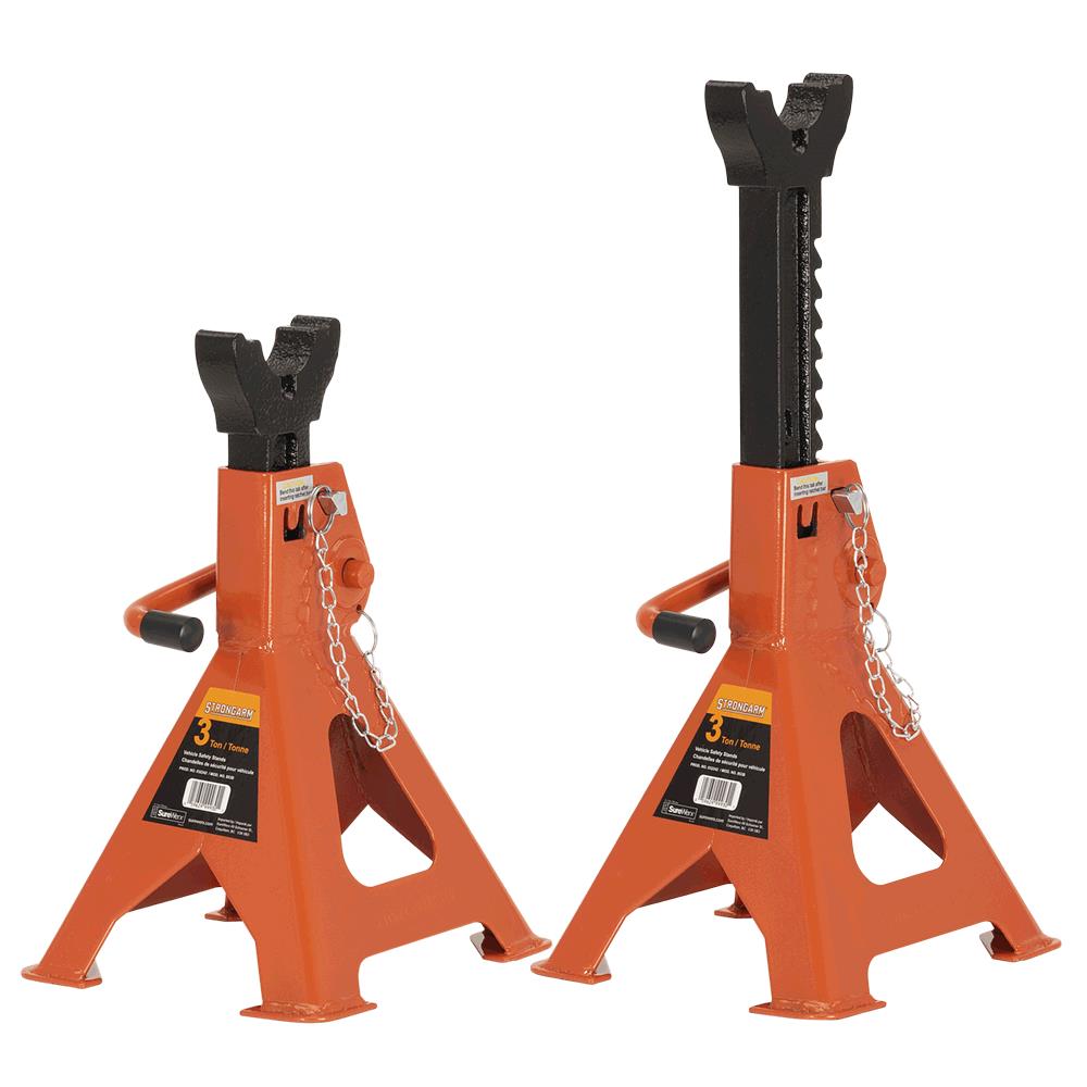 Strongarm, 3-Ton Ratcheting-Style Jack Stands (Pair)