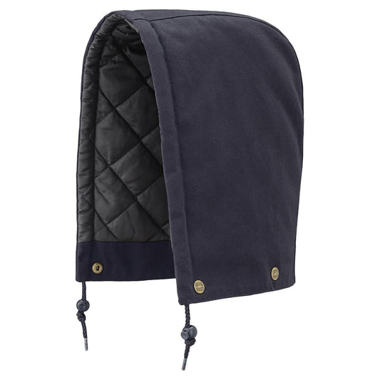 Hood for Quilted Cotton Duck Safety Parka, Bomber or Coverall, Navy, SZ: O/S