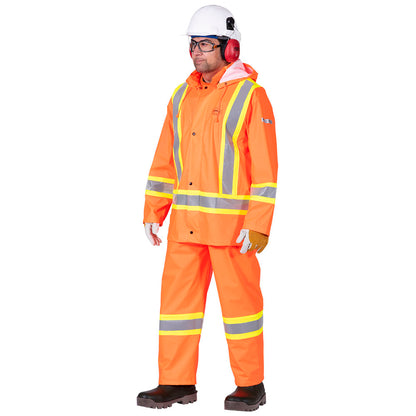 Veste imperméable extensible ignifuge, orange, SZ : 7XL