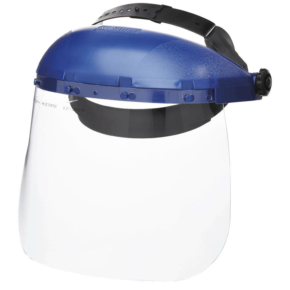 Sellstrom, Single Crown Face Shield with Ratcheting Headgear