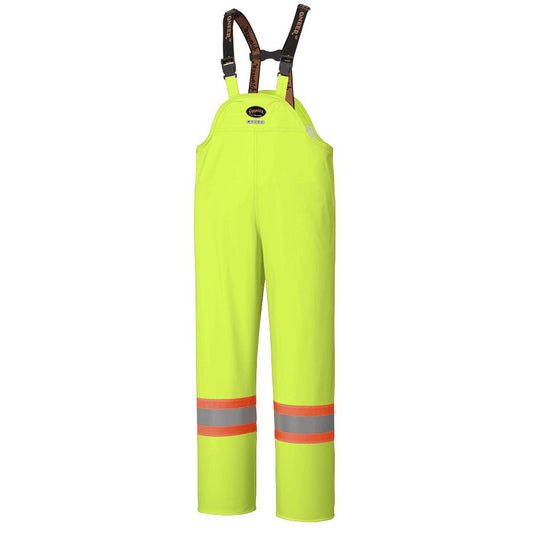 Flame Resistant Stretch Waterproof Bib Pants, Yellow, SZ: XL