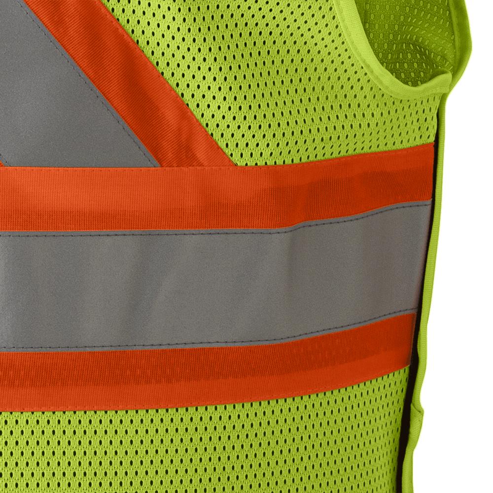 Gilet de sécurité détachable ignifuge haute visibilité, jaune, SZ : L/XL
