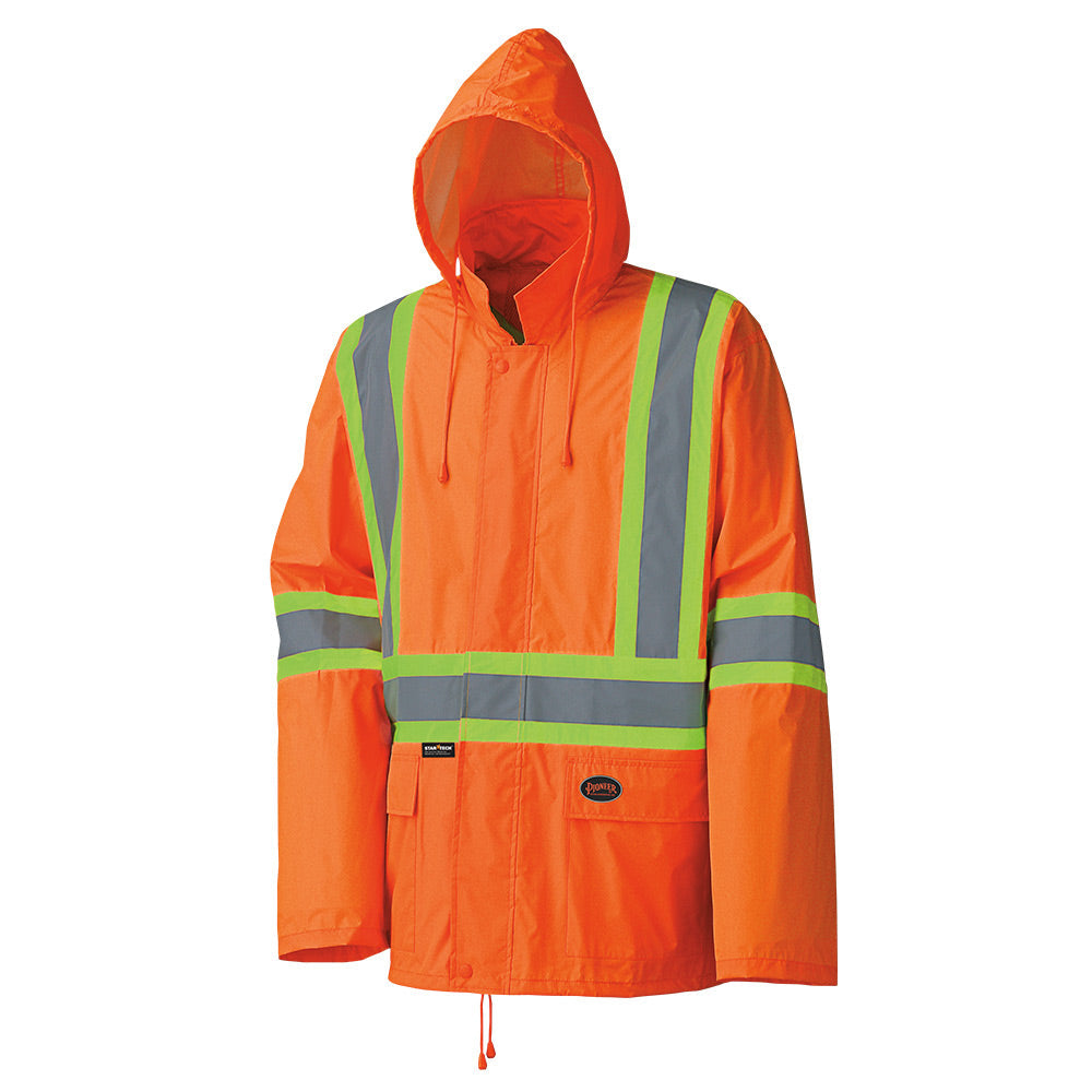 Combinaison de pluie légère et imperméable, orange, taille L