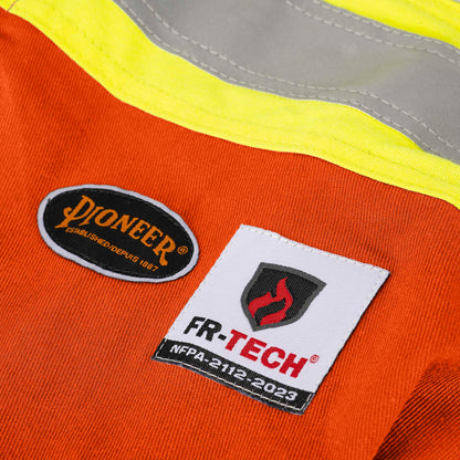 FR-Tech® 88/12, Arc Rated, 7 oz Safety Overall, Orange, SZ: S
