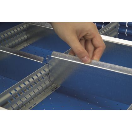 Drawer Divider, 6"W for 3"H Face Drawer