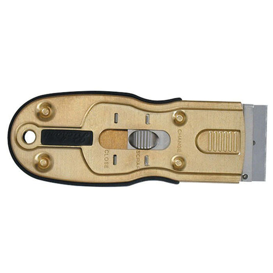 Razor Scraper With Blade, 1-1/2 in W Blade, Rubber Handle