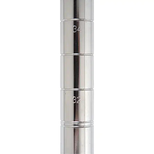 Heavy-Duty Chromate Wire Shelving Post, 54" H