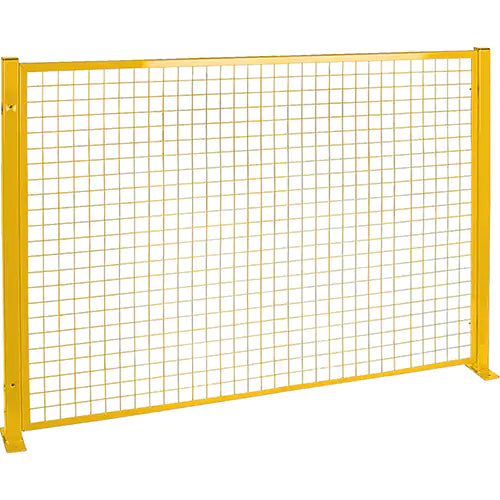 Protection périmétrique en maille, 4 pi H x 8 pi L, jaune