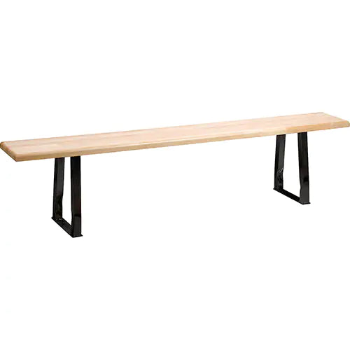 Banc de vestiaire, bois, 72 po L x 9-1/2 po l x 16-1/2 po H