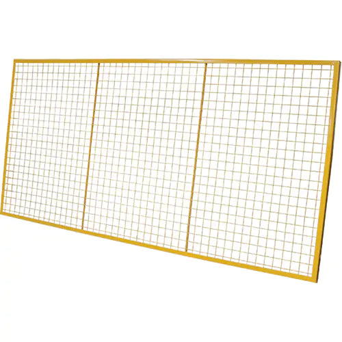 Pallet Back Rack Guards, 144" W x 48" H, 6" Brackets
