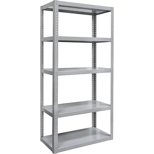 Heavy-Duty Shelving, Steel, Bolted, 3000 lbs. Capacity, 48" W x 72" H x 24" D