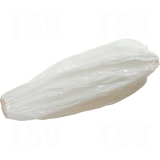 Disposable Sleeves, 16" long, Polyethylene, White, 100/bx