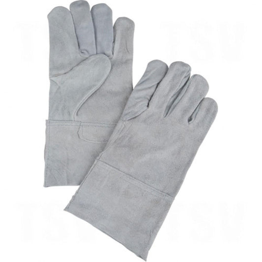 Gants de travail standard, taille L, paume en cuir de vache fendu