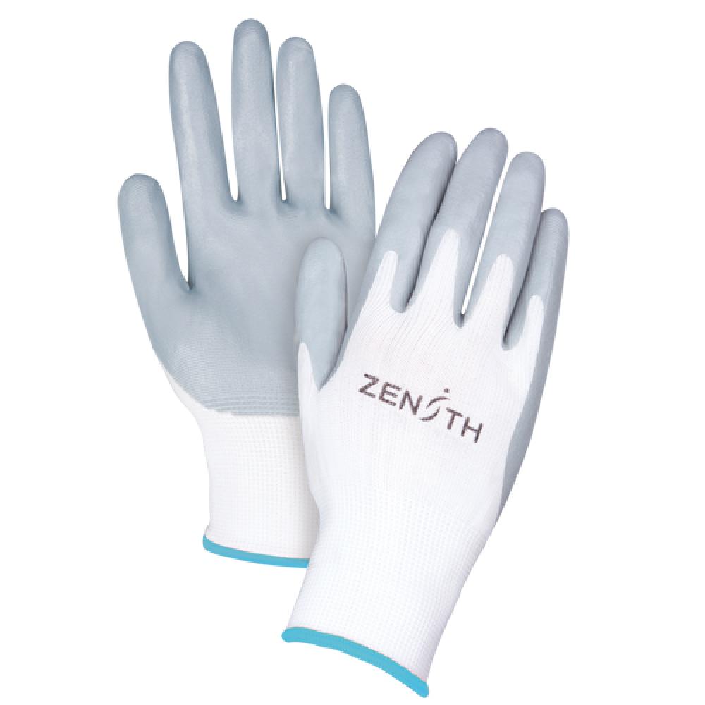 Gants enduits légers et respirants, 10/X-Large, revêtement en mousse de nitrile, calibre 13, coque en polyester