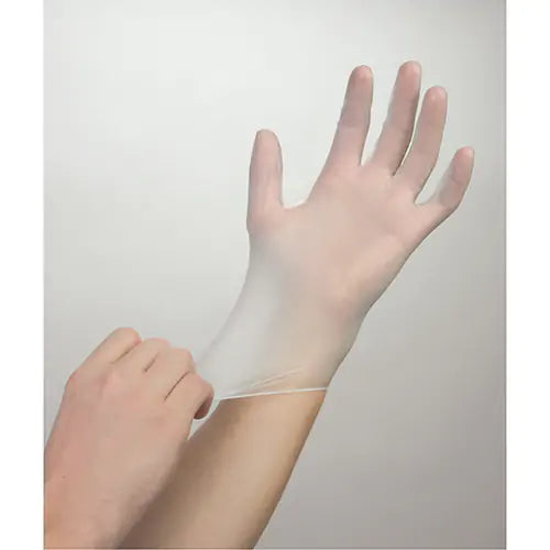 Vinyl Disposable Gloves, Powder-Free, White, XL, 100/BOX