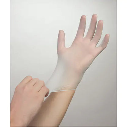Vinyl Disposable Gloves, Powder-Free, White, XL, 100/BOX